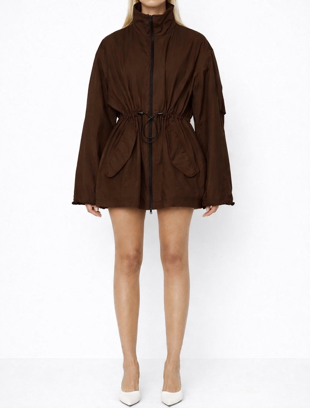 JACKET WAIST DRAWSTRING FIT