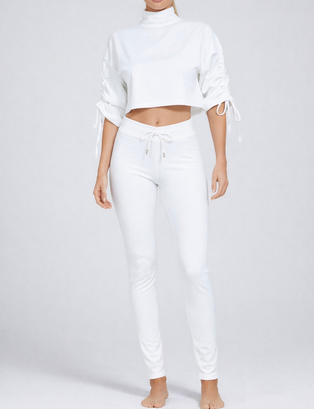 High Neck Straight Pant
