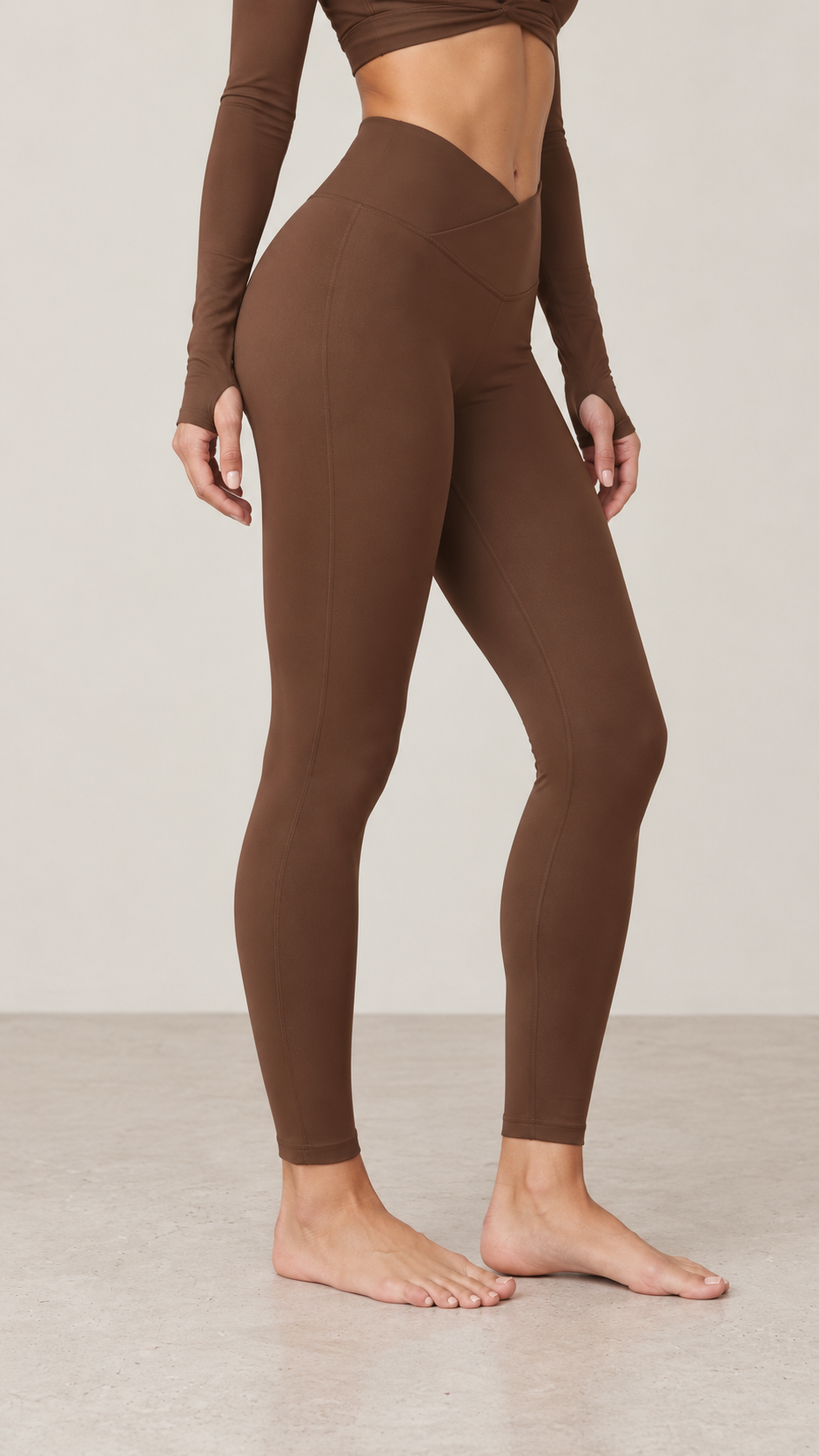 LEGGINS V-WAIST CLEAN FIT