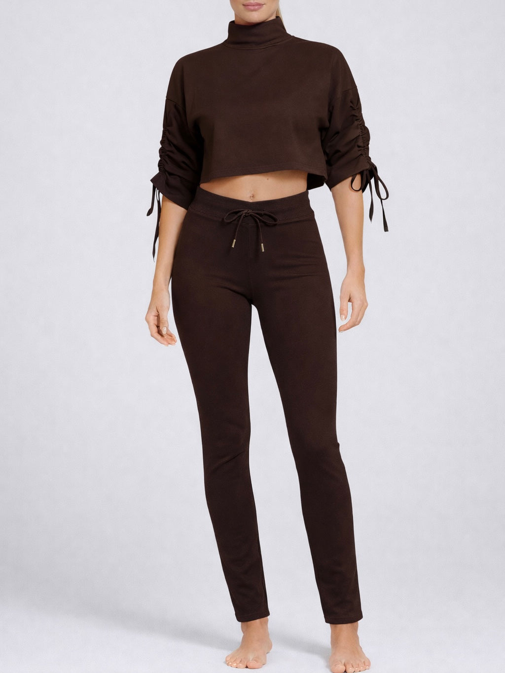 High Neck Straight Pant