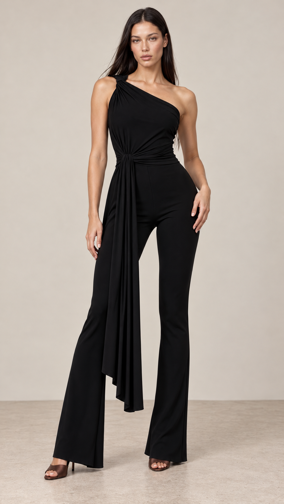 DRAPE ONE SHOULDER TOP