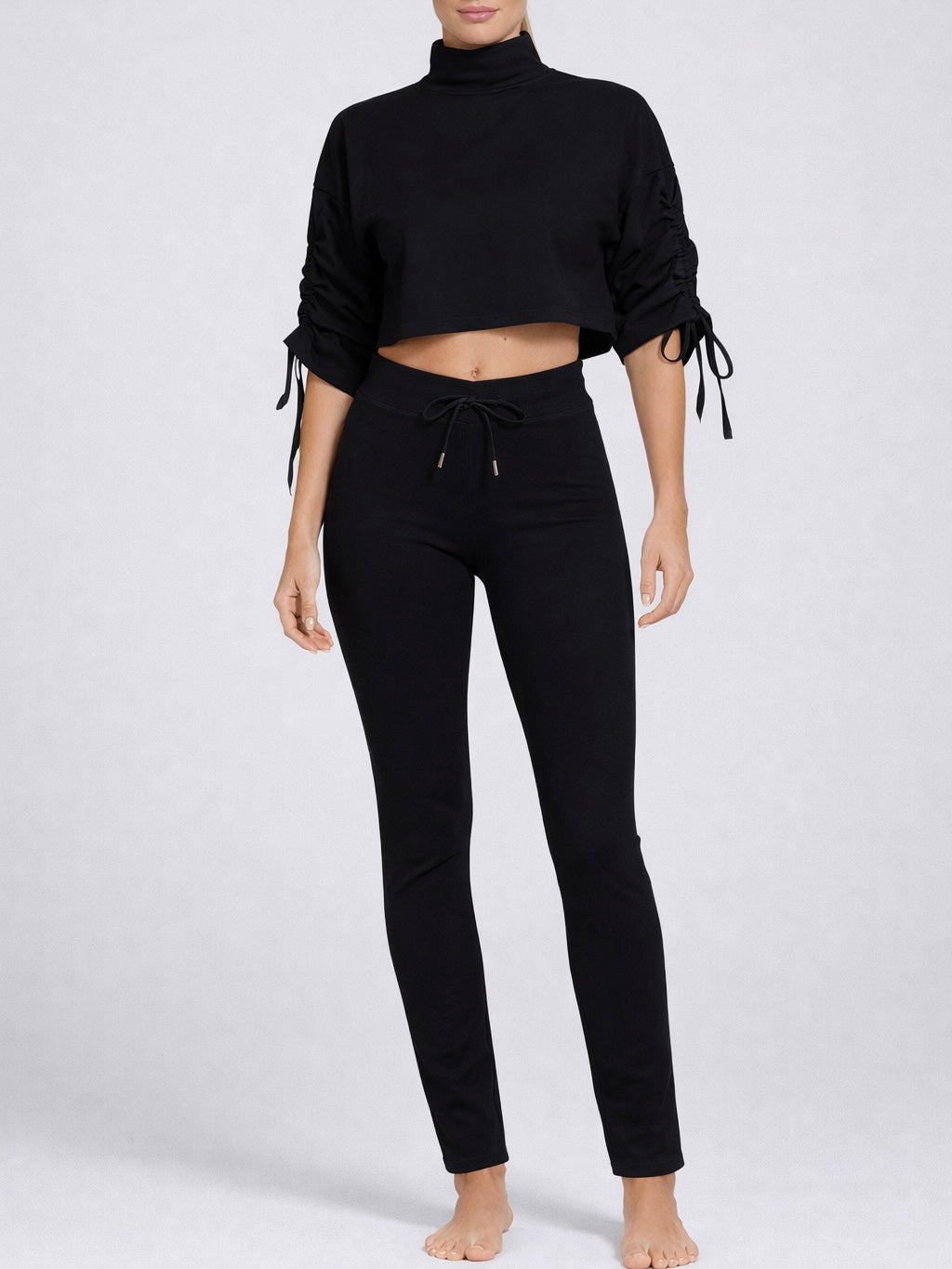 High Neck Straight Pant