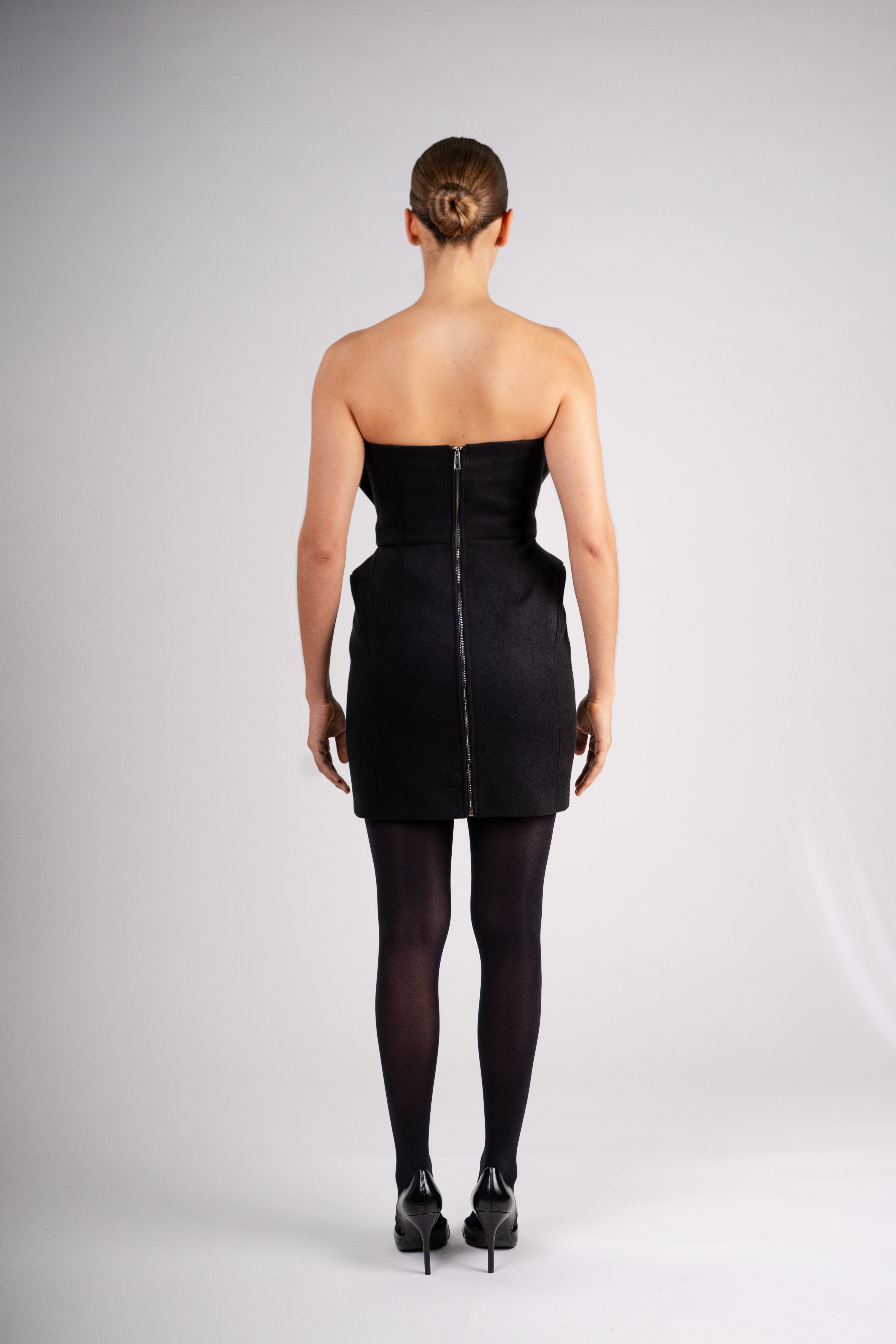 Architectural cocoon dress