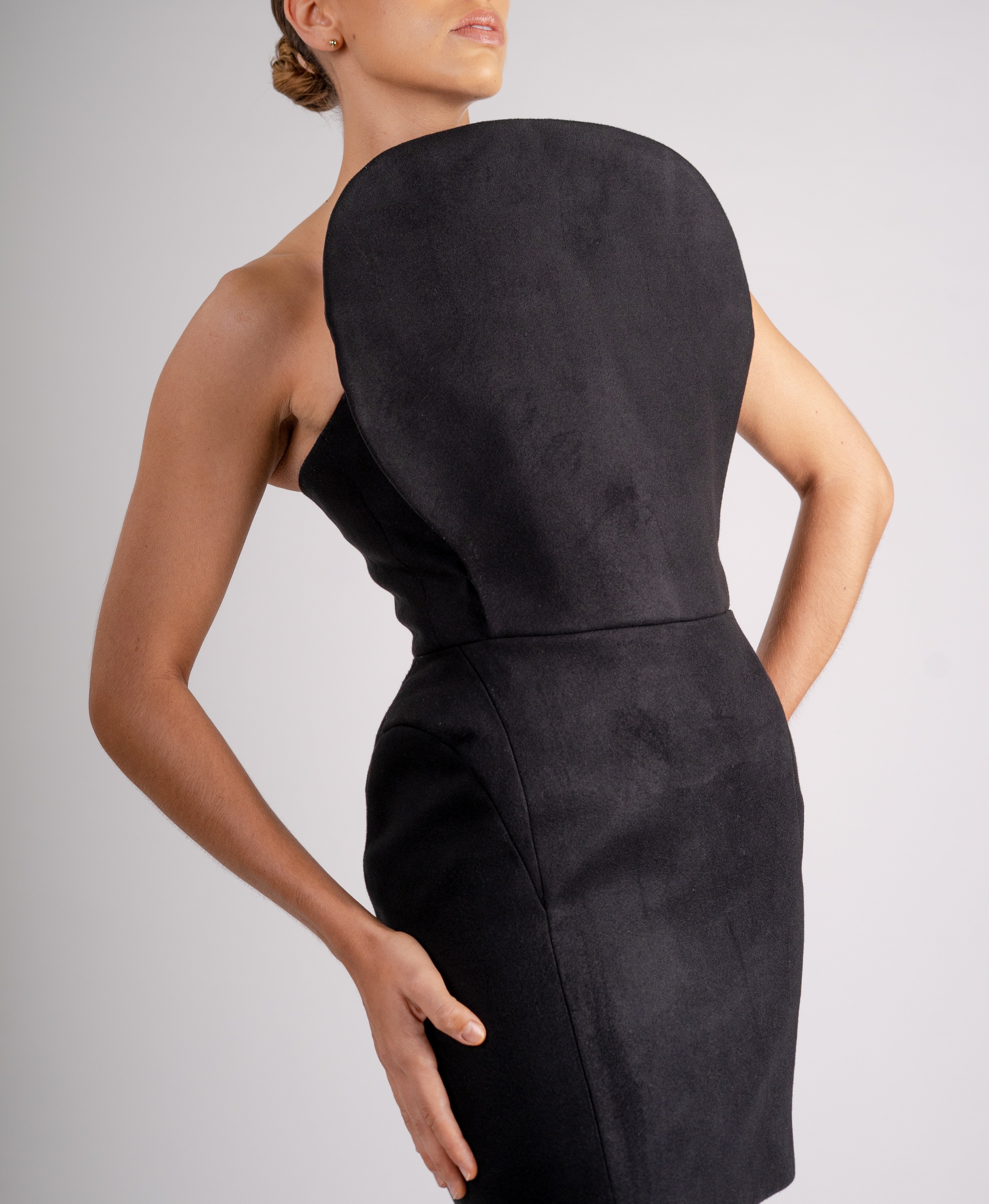 Architectural cocoon dress