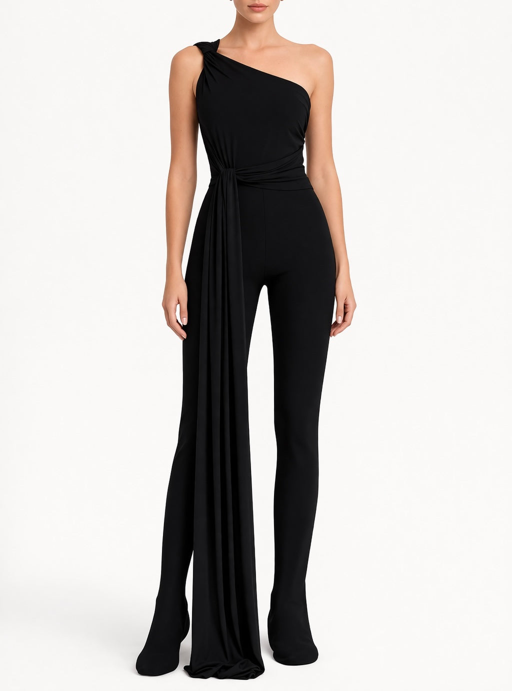 ASYMMETRIC DRAPE SILHOUETTE