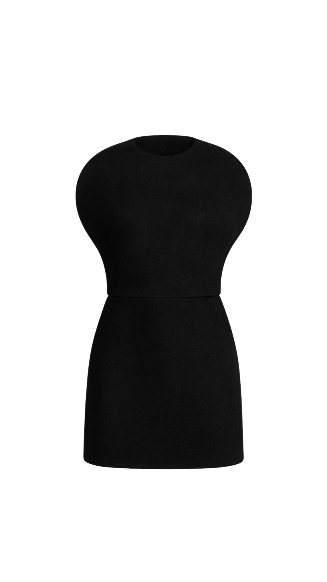 Architectural cocoon dress